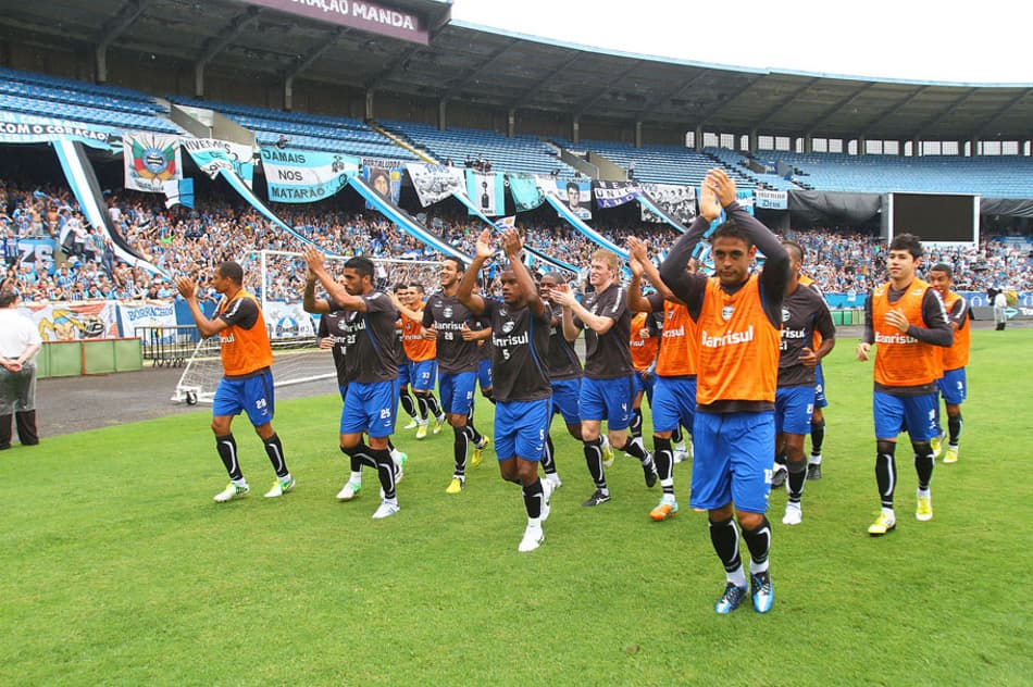 Treino? Gremistas vão em bom número ao Olímpico para último 'alentaço'