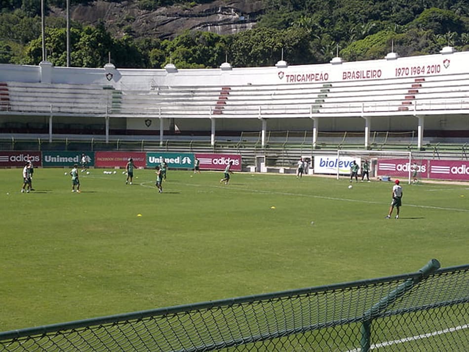 Treino do Fluminense (Foto: Luiz Gustavo Moreira)
