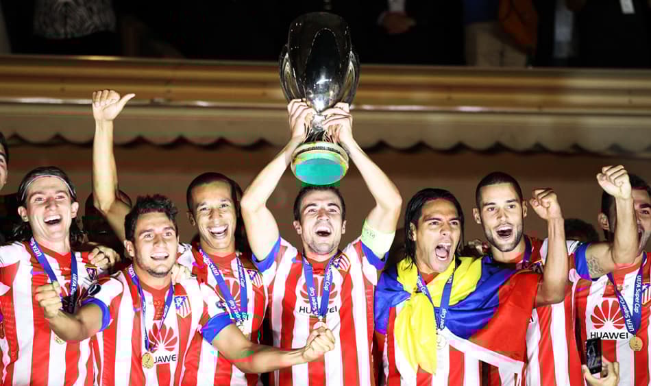 Atlético de Madrid conquista a Supercopa da Europa (Foto: Valery Hache/AFP)
