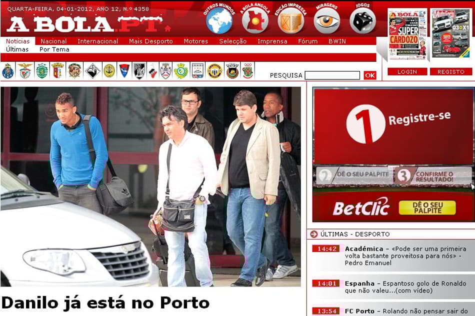 Apesar de imbróglio, Danilo já está em Portugal