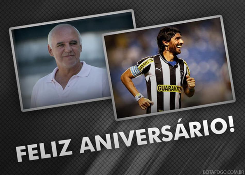 Botafogo posta foto em homenagem a aniversariantes: Espinosa e Loco