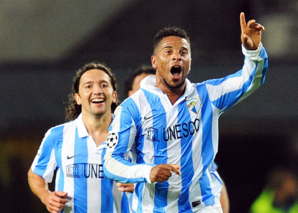 Português do Málaga é candidato a 'artilheiro dos gols bonitos'