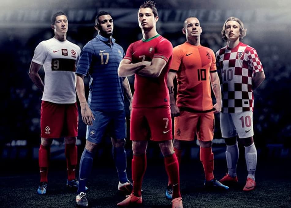 Nike divulga uniformes de seleções para a Eurocopa