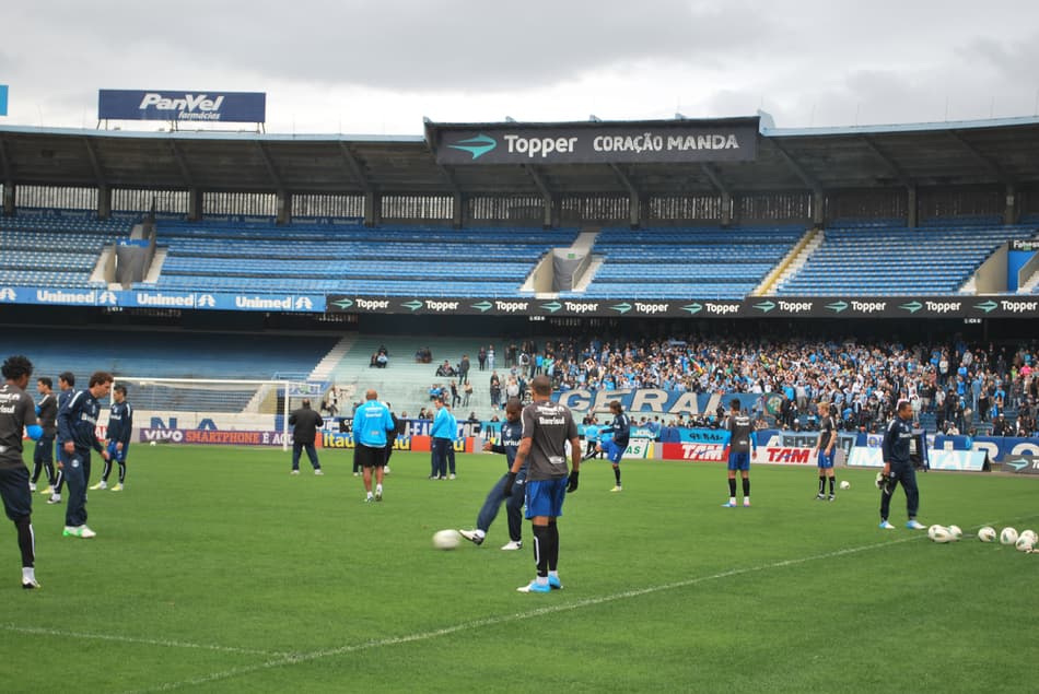 Treino do Grêmio tem mais gremistas que o Gre-Nal
