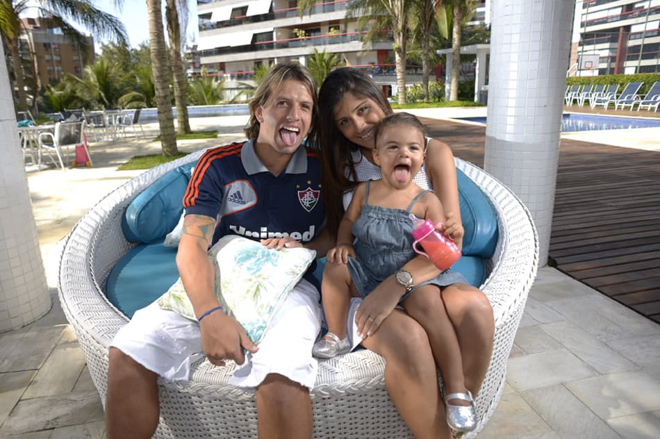 Veja as fotos da Entrevista do Diguinho ao Lance!net - (Foto: Alexandre Loureiro)