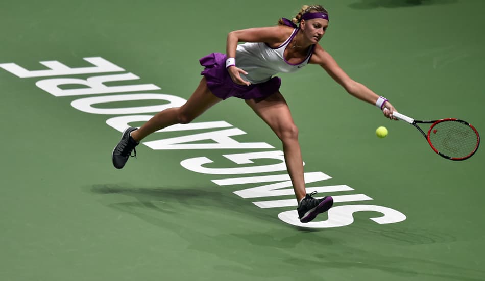 Kvitova é surpreendida e mantém escrita. Tcheca bate recorde de aces