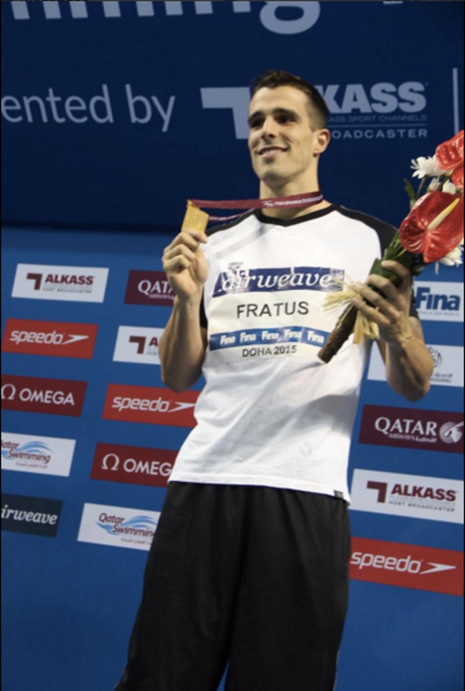 Bruno Fratus sai na frente e leva os 50m livre em Dubai