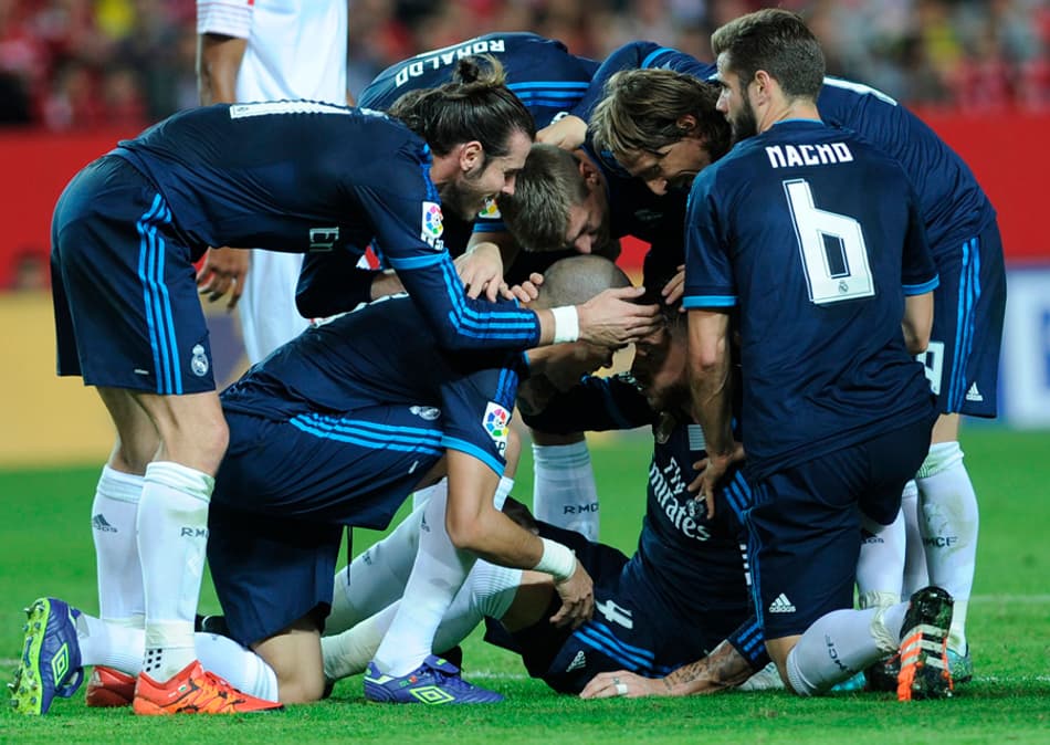 Sevilla x Real Madrid (Foto: CRISTINA QUICLER/AFP)