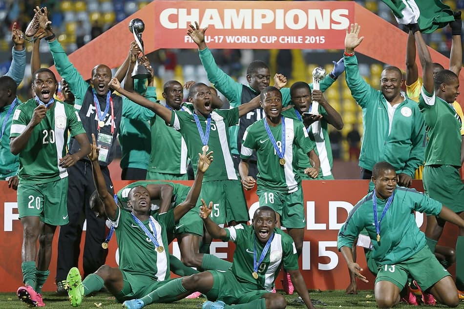 Nigéria sub-17 (Foto: Andres Pina/AFP)
