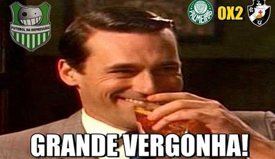 Humor: Palmeiras sofre com os memes após derrota para o Vasco