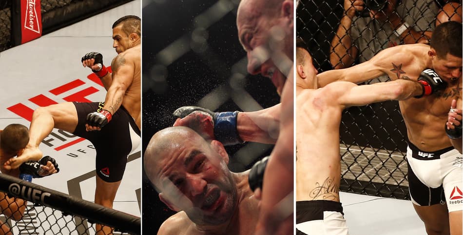 Reveja os nocautes de Belfort, Glover e Thomas Almeida no UFC São Paulo
