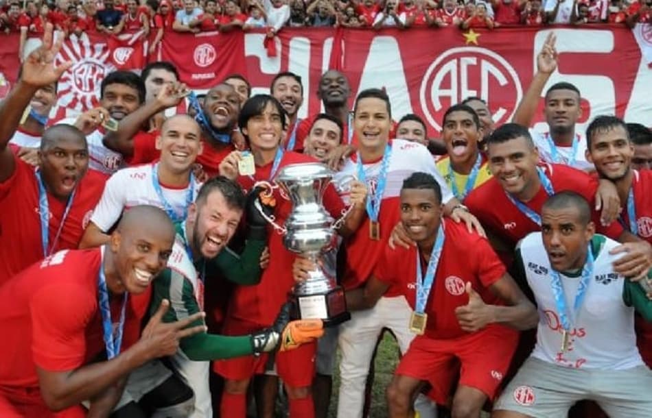 América-RJ título Série B Carioca (Foto: Sandro Vox/América Rio)