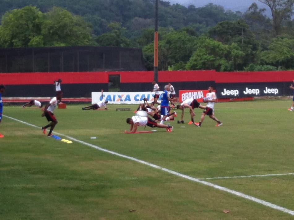 treino físico do flamengo