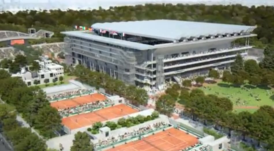 Roland Garros inicia obras de ampla reforma e 2016 já terá novidades