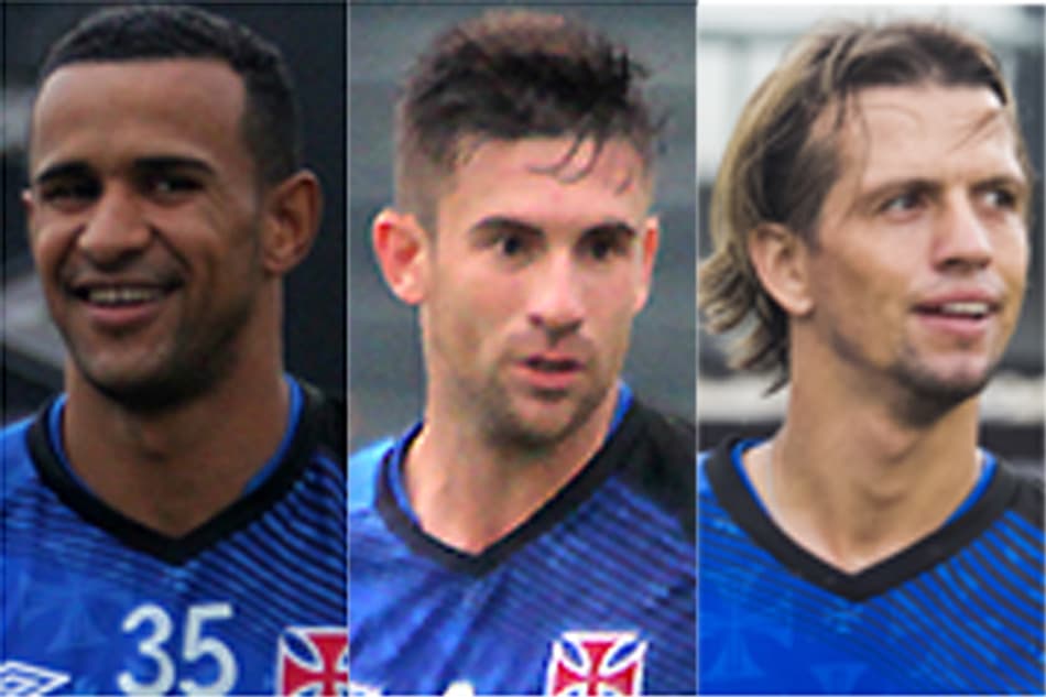 Diguinho, Serginho e Gallo: três para duas vagas contra o Corinthians