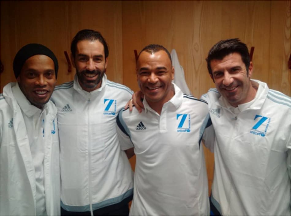 Ronaldinho Gaucho - NOS BASTIDORES DO OLD TRAFFORD (foto:Divulgação)