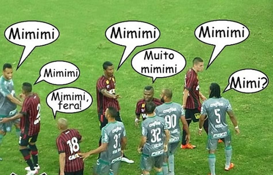 Humor: Arbitragem polêmica entre Atlético-PR e Palmeiras rende memes