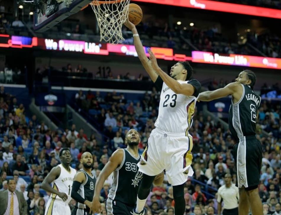 Com Davis em quadra e Ryan Anderson calibrado, Pelicans vence Spurs