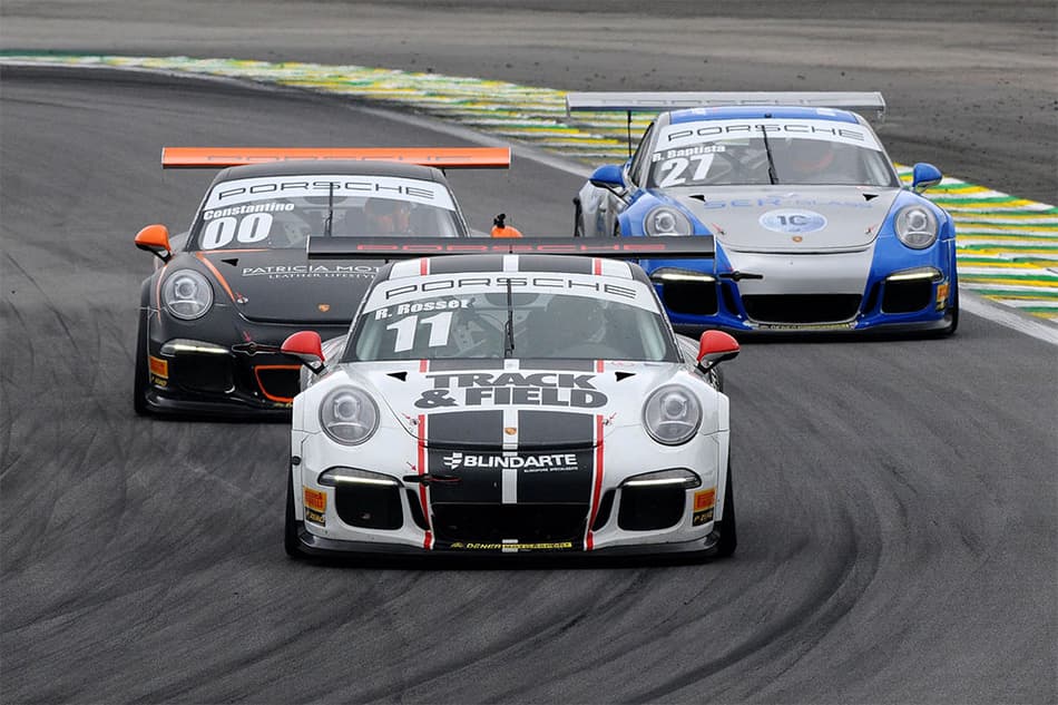 Ricardo Rosset é tricampeão da Porsche GT3 Cup em prova vencida por Lico Kaesemodel