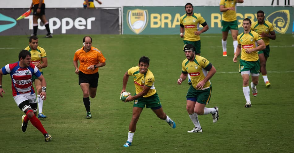 Seleção Brasileira de Rugby durante treinamento (Foto: Dannielle Abreu/CBRu)