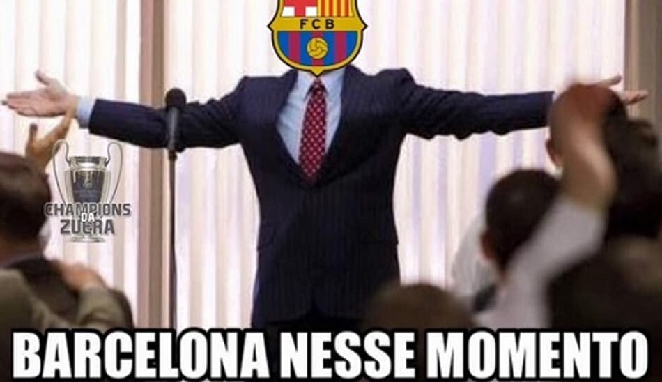 Humor: Goleada do Barcelona pela Liga dos Campeões inspira memes nas redes sociais