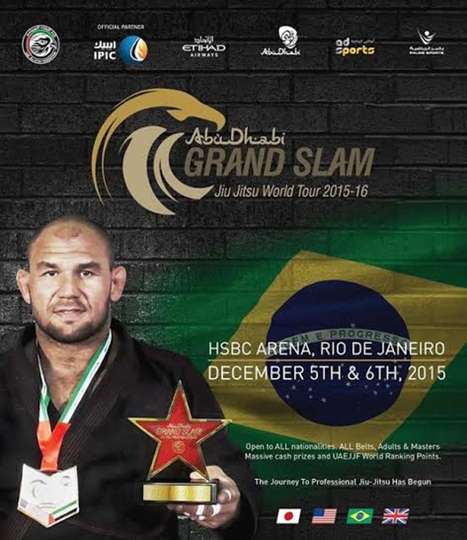 Abu Dhabi Grand Slam promete grande festa do Jiu-Jitsu no Rio