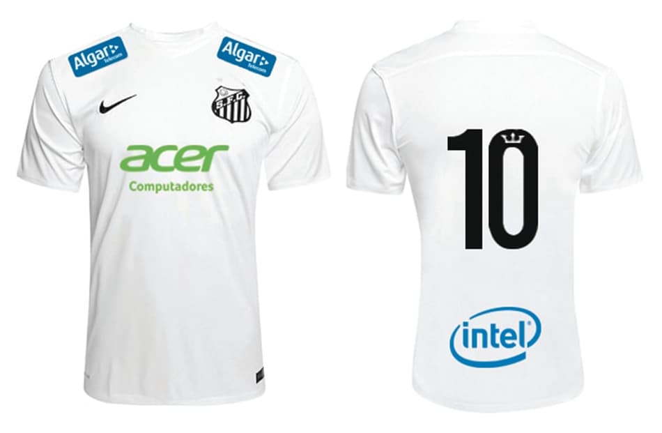 Santos terá sete patrocinadores no uniforme na final da Copa do Brasil