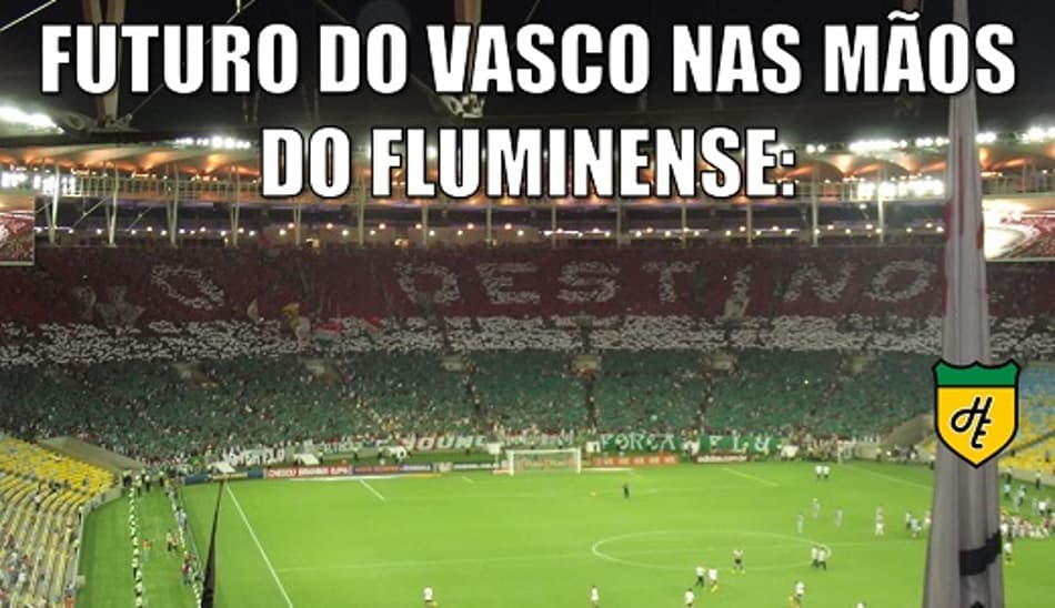 Humor: Entrega, Fluminense? Dependência do rival faz Vasco ser vítima de piadas