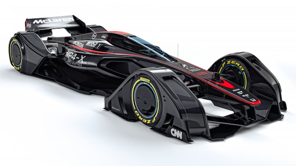McLaren apresenta carro conceito MP4-X para a Fórmula 1 do futuro