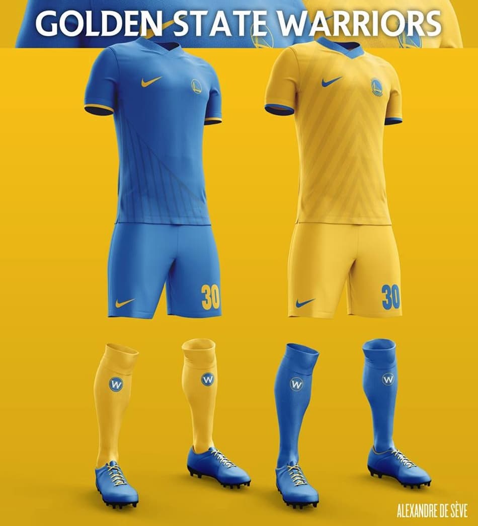 Designer faz camisas de futebol para times da NBA