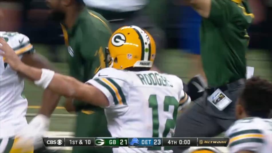 Packers vencem Lions em virada fantástica com o cronometro zerado