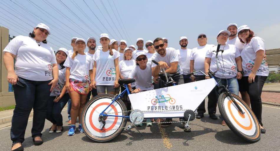 Projeto Pedaleiros proporciona a deficientes visuais a sensação de andar de bicicleta