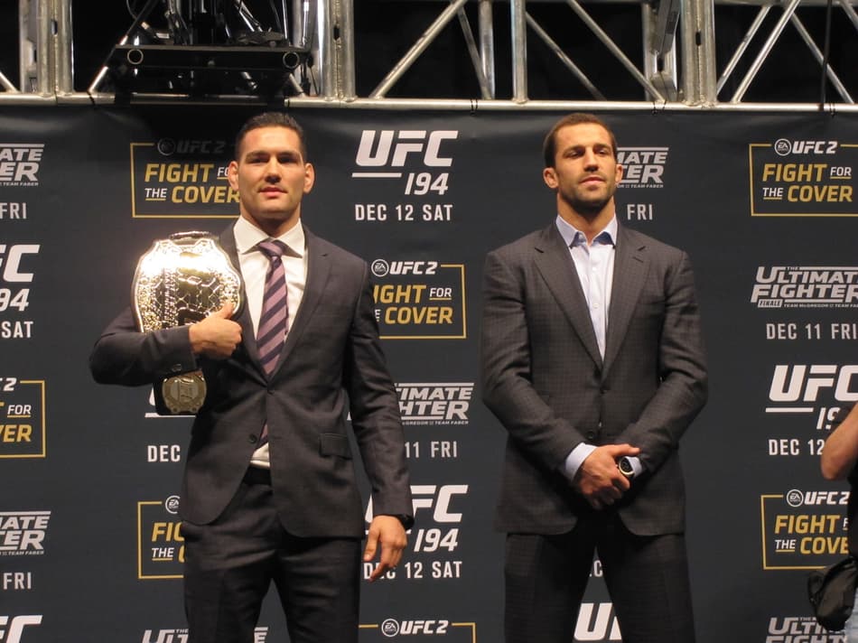 Weidman e Rockhold trocam farpas e apimentam disputa de cinturão