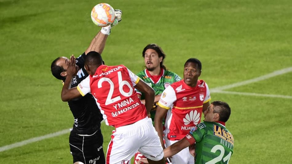 HOME - Santa Fe x Huracán - Copa Sul-Americana - Marcos Diaz (Foto: Guillermo Muñoz/AFP)