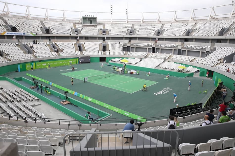 Diretor de instalações Rio-2016 comemora saldo de evento-teste do tênis