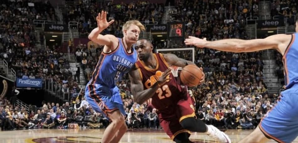 Cavs vence e quebra sequência do Thunder