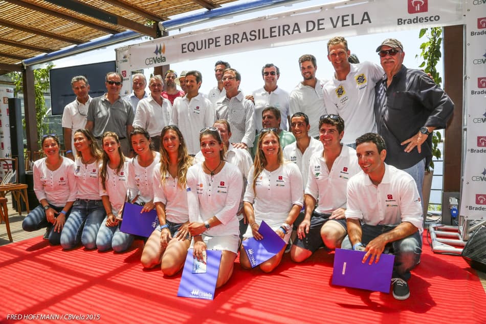 Time brasileiro de vela para 2016 terá incentivo de heróis do passado