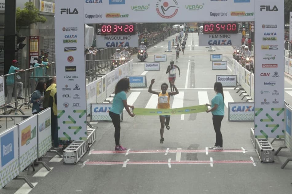 Etíope fatura o bicampeonato feminino na São Silvestre