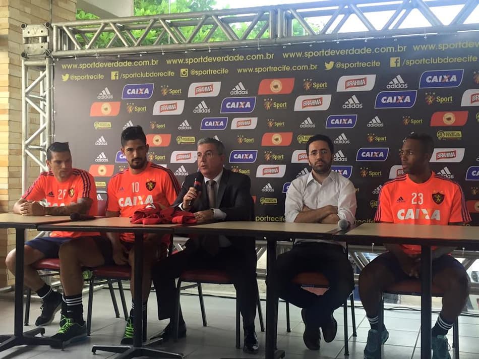 Ainda sem Walter, Sport apresenta sete reforços em volta aos trabalhos