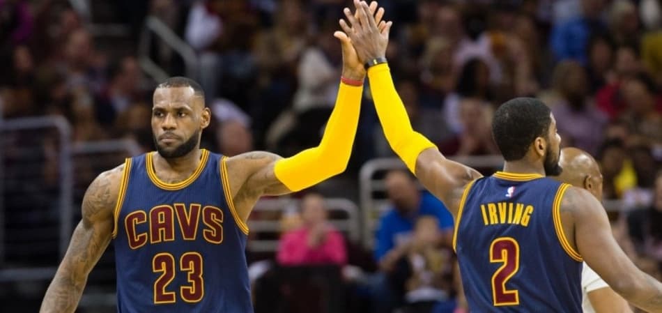 Cavs vence Wizards com show de LeBron e Irving