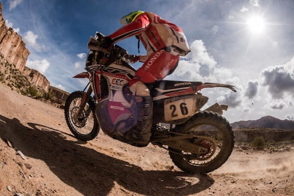 Único brasileiro das Motos no Dakar, Jean Azevedo abandona a competição