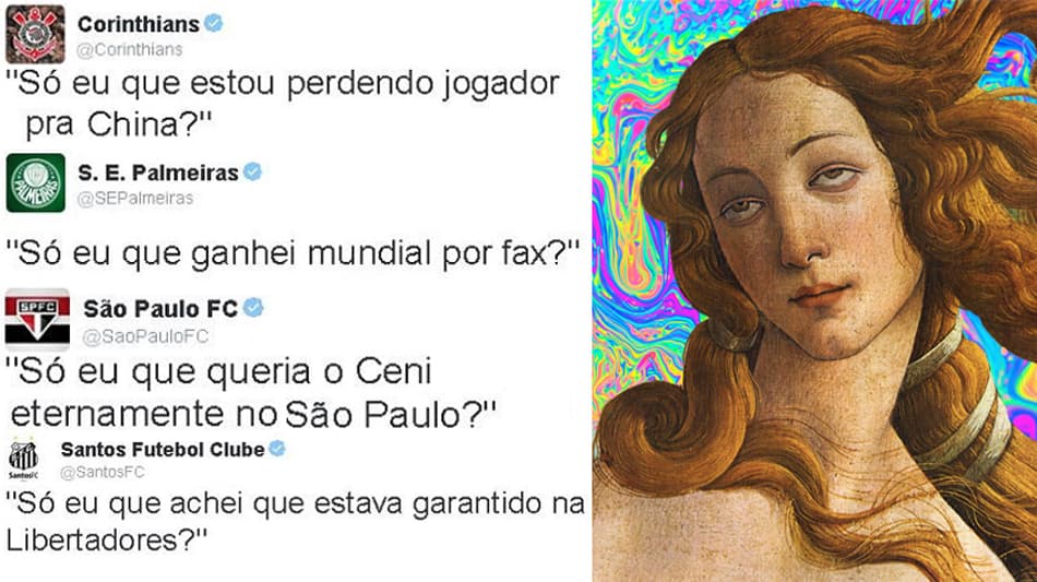 E SE OS CLUBES DE SÃO PAULO ENTRASSEM NA ONDA DO MEME DO MOMENTO "DIFERENTONA"?