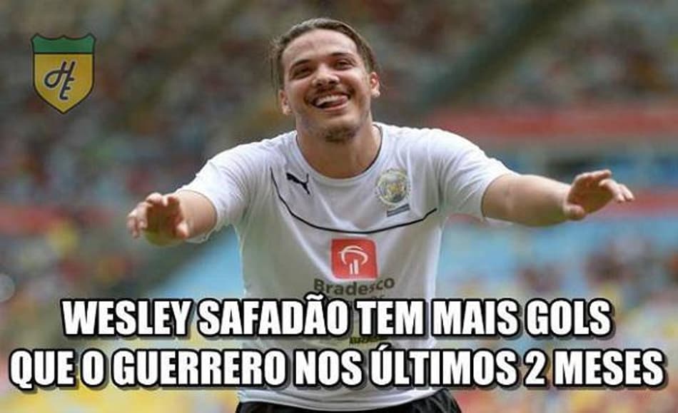Humor Esportivo! Guerrero perde pênalti e vira piada na web