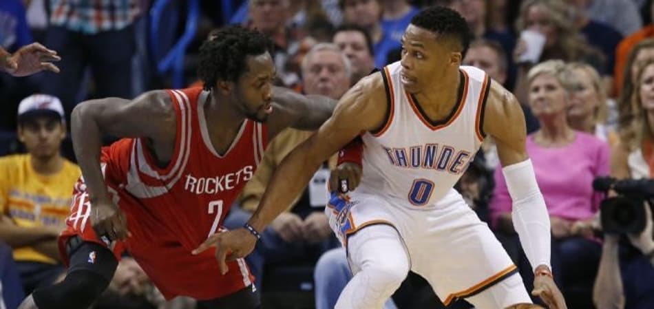 Westbrook e Durant brilham e Thunder bate Rockets