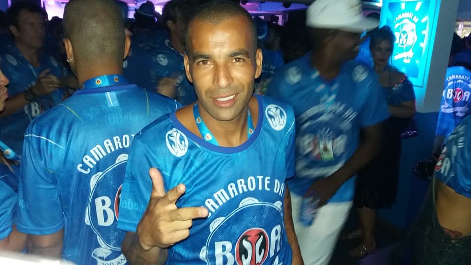 Emerson Sheik curtiu camarote na Sapucaí (Foto: João Matheus Ferreira)