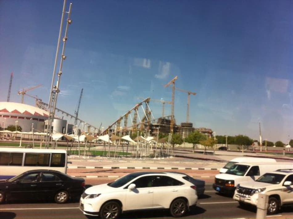 GALERIA: As obras no&nbsp;Estádio Khalifa em imagens