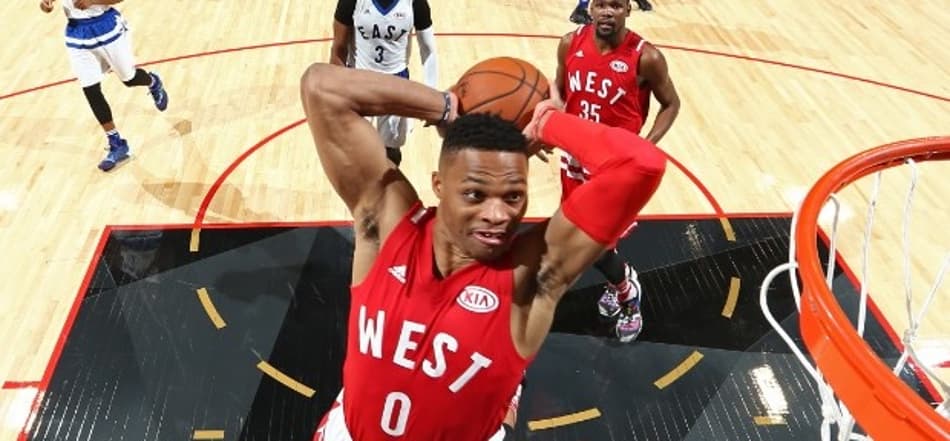 Oeste vence Leste e Westbrook é o MVP do Jogo das Estrelas