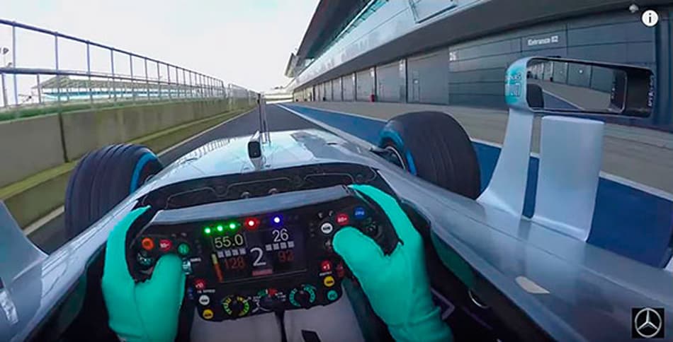 Vídeo: Nova Mercedes faz sua estreia em pista
