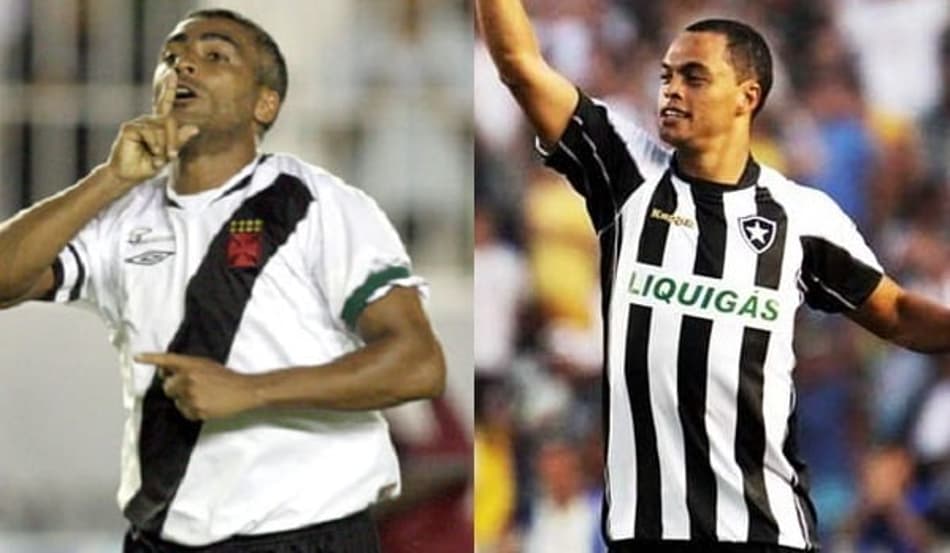 Romário, Dodô, Loco Abreu… Veja quem são os maiores artilheiros do clássico entre Vasco e Botafogo neste século