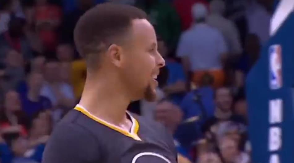Curry impressiona atletas da NBA após performance contra o Thunder